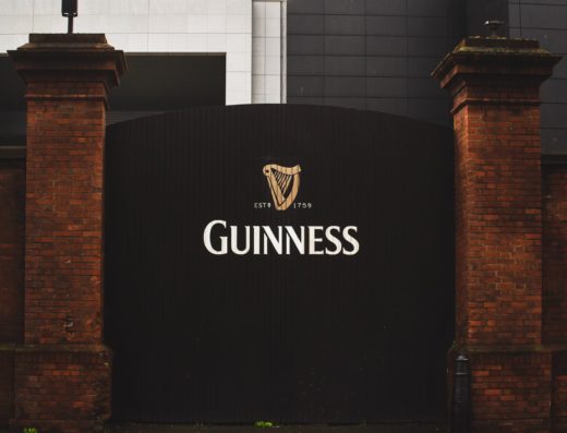black Guinness gate