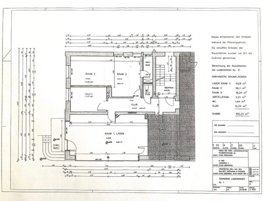 Flächenangebot Feldbergstraße 32